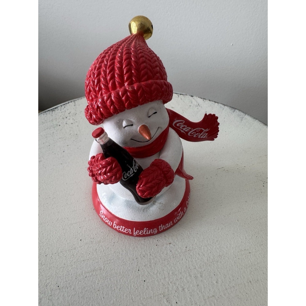 Snow Better Feeling Than With A Coke" Snowman Figurine Hamilton Collection